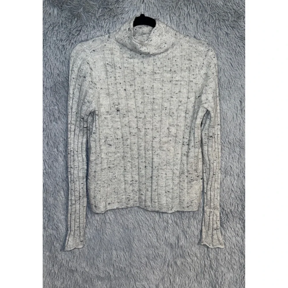 Madewell‎ Turtleneck Sweater Speckled Knit Ribbed Long Sleeve Size S